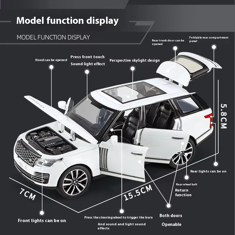 Range Rover 50th Anniversary Diecast Model – 1:32 Collectible SUV Gift