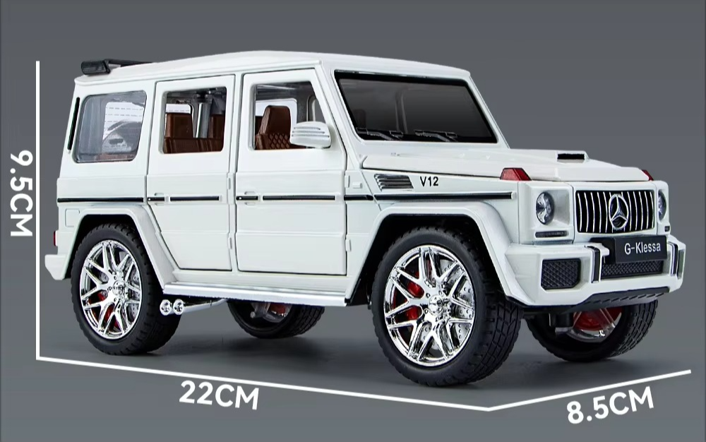 AMG G63 Model Car – 1:24 Realistic Collectible Design with Lights & Sound